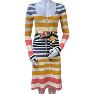Saturday Sunday Anthropologie Riley Striped Shirt Cotton Dress XS(flaw)